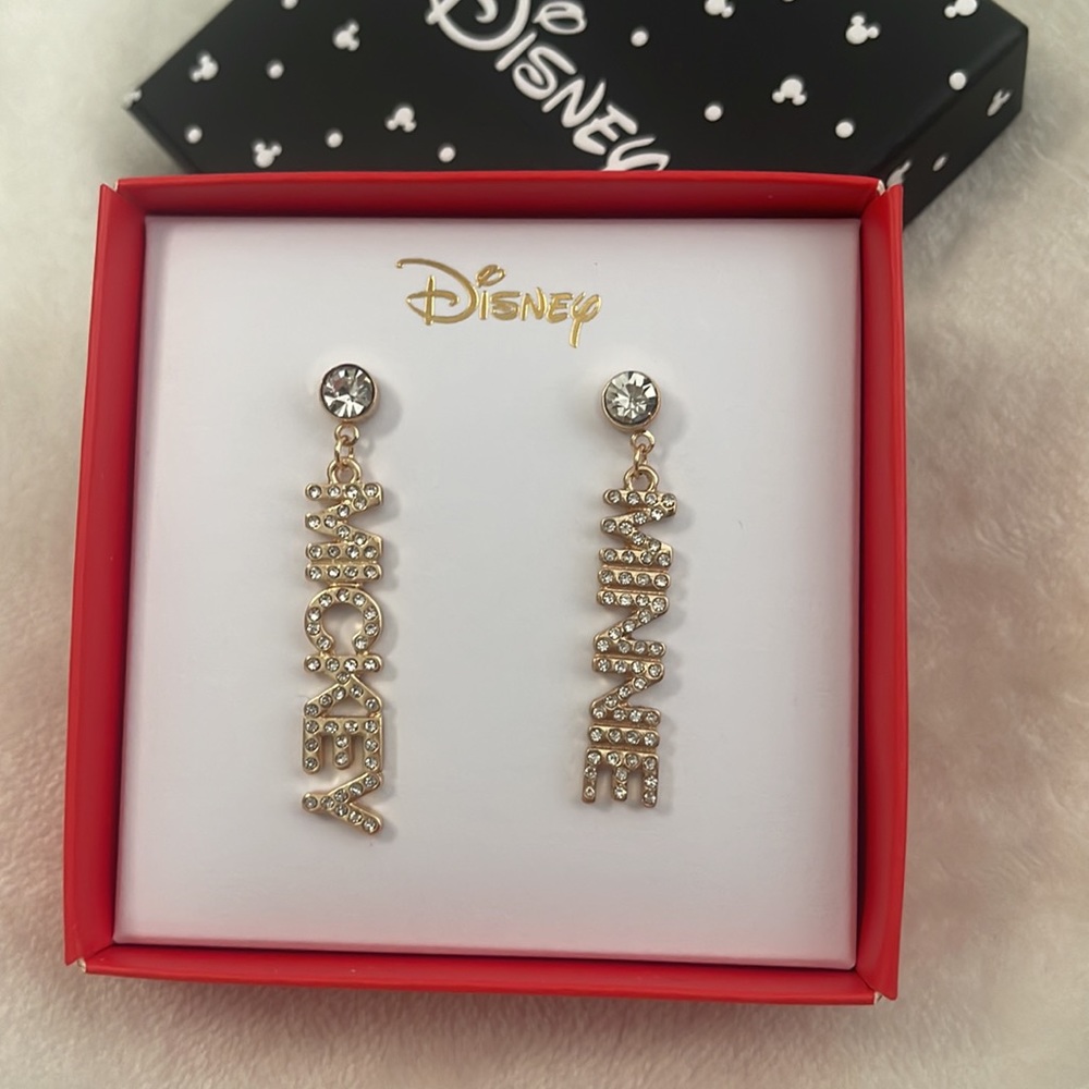 NWT Disney Mickey & Minnie Earrings - Picture 3 of 3
